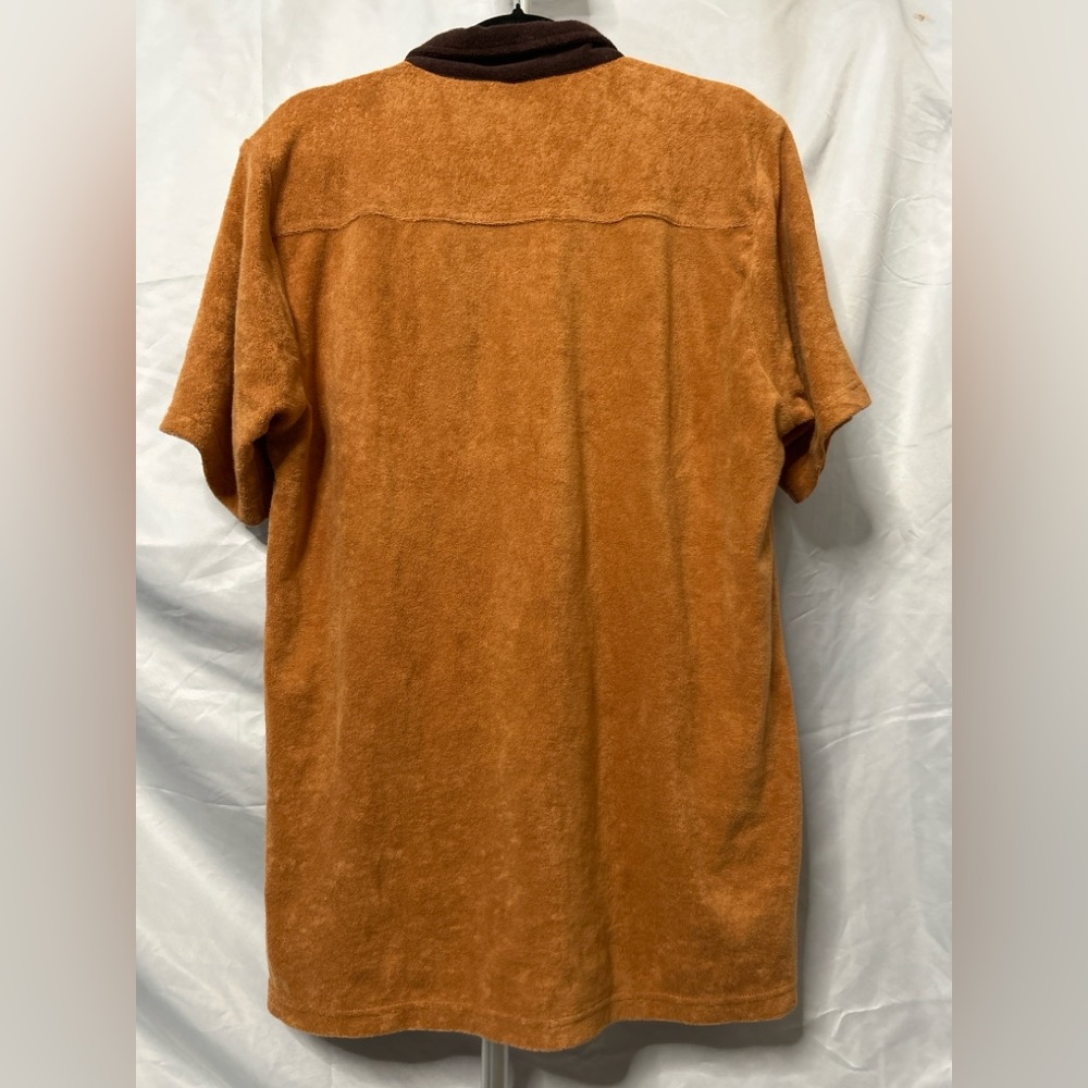 Standard Issue Terry Cloth Button Down Shirt L NW… - image 4